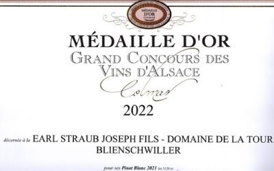 L’OR pour le Pinot Blanc 2021